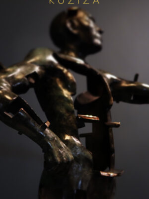 Man Made Bronzen beeld