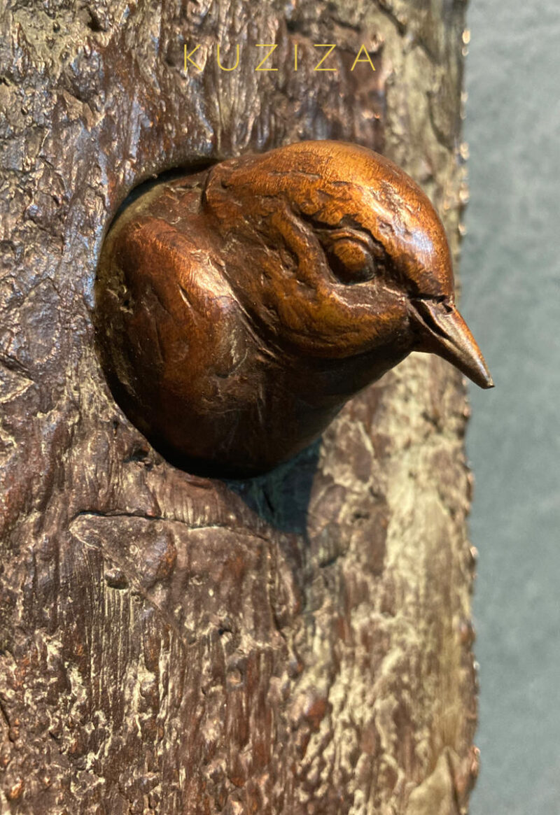 vogelbeeld in brons kopen